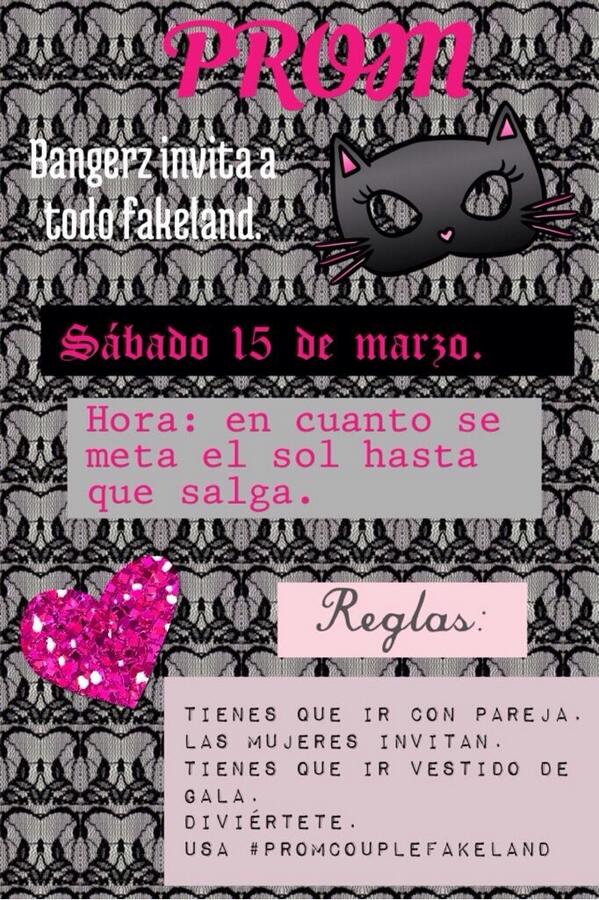 BangerzRolFamou's tweet photo. @BossdeFamosos Hola! Están invitados a nuestra prom para parejas! Todas las indicaciones en la foto :3 RT PLEASE c: http://t.co/ODF1u2AcGQ