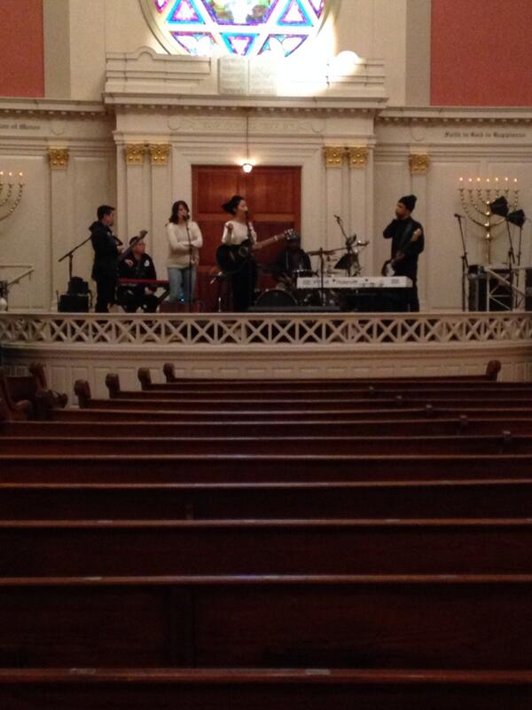 KatParsonsSings's tweet photo. At sound check. Just got a government parking pass. Feel like I'm in the CIA. Concert in dc! http://t.co/FvCtsBOjIK
