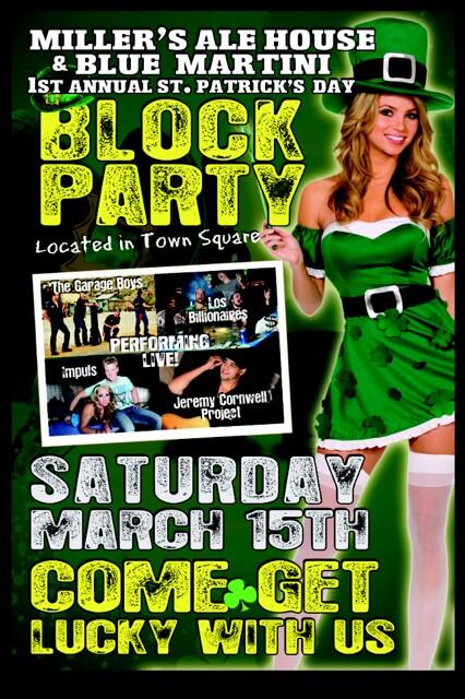 Jessie_RayRay's tweet photo. Come celebrate St. Patty's Day this Saturday with us! @Blue_Martini_LV Live music! Great drink specials! http://t.co/mFBpwgUYGt