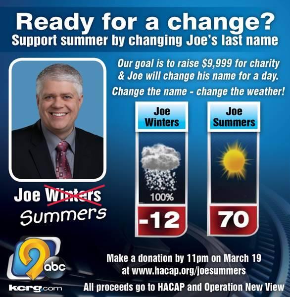 KCRG's tweet photo. We've raised $1,250 in about 24 hours. $8,749 to go! Donate here: http://t.co/uQ6grZHwk8 #joesummers http://t.co/zT3mLERkOG