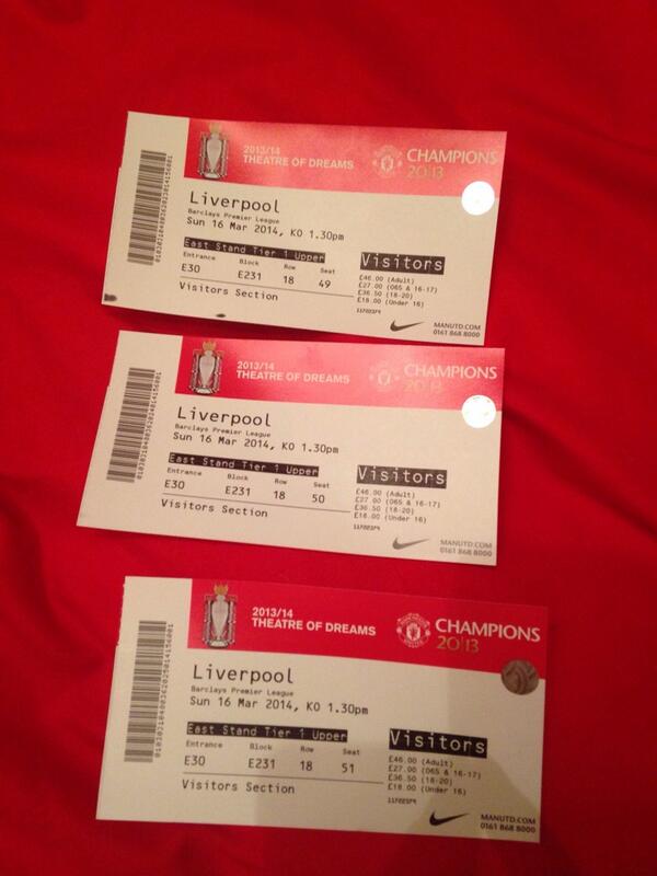 Rochey6's tweet image. Guess who's going man u vs liverpool @lewisjwheeler 😊
