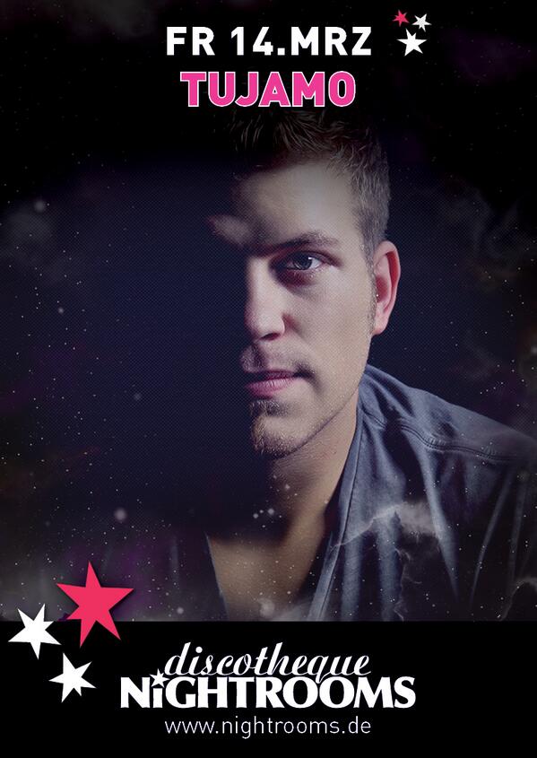 Morgen (Fr., 14.MRZ.) Abend für euch in den <a href="/Nightrooms/">Nightrooms Dortmund</a> : <a href="/Tujamo_/">favorite</a> ! Wir freuen uns auf euch! tickets.nightrooms.de