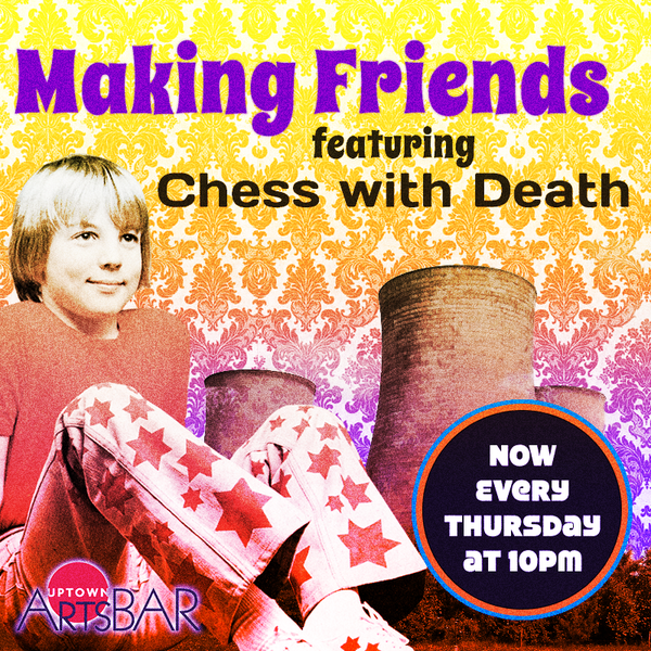 CWDimprov's tweet photo. Tonight we return to the @UptownArtsBar at 10pm for an hour of improv fun in: Making Friends!

http://t.co/8nbqNj1pA3 http://t.co/y9EbtmKt3l