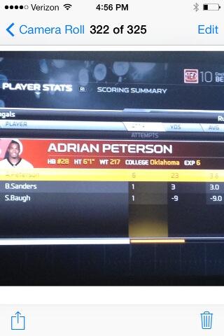 STICKSALMIGHTY's tweet photo. #MaddenTOTW                Shut him down ..23 yrds http://t.co/vE3O9D05uv