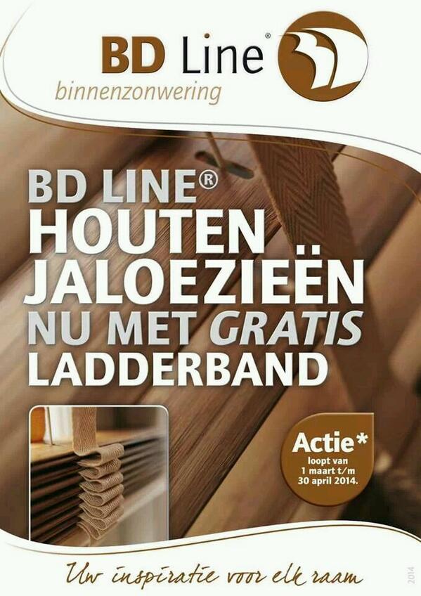 BDLine's tweet photo. Creëer de perfecte ambiance in uw huis met een houten jaloezie van BD Line Profiteer nu van deze #raamdecoratie actie http://t.co/iE98bFCoh3