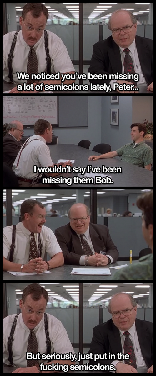 coreysnyder's tweet image. This really never gets old. #JavaScript #CodeStandards