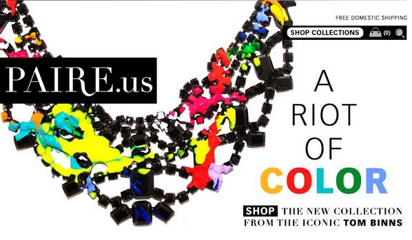 tombinnsdesign's tweet photo. Shop our SS14 Collection now @PaireUs - featured on the homepage now! http://t.co/n9bsA3lNPE