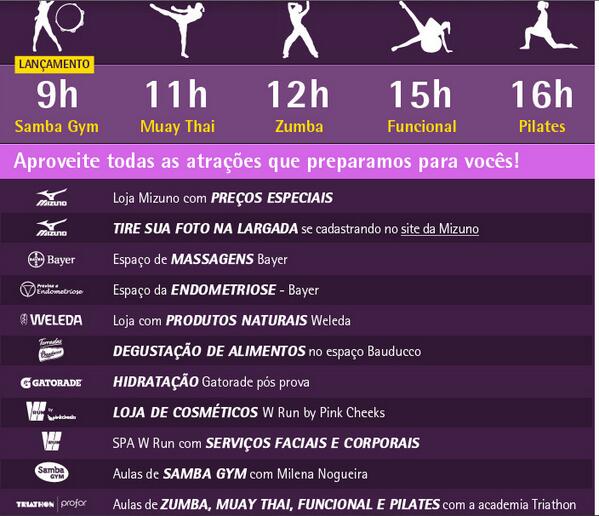 TriathonSp's tweet image. Quem vai na #WRUN? Confira a programação de aulas da #triathon #profor