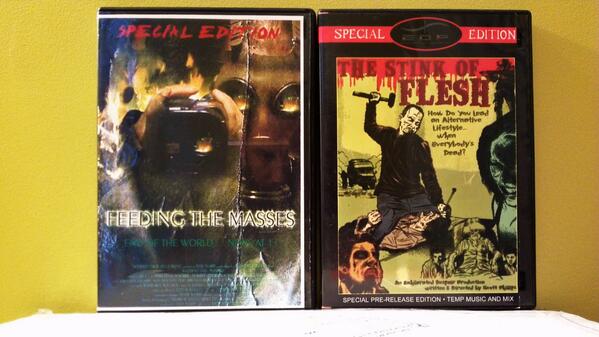 Collectorpimp's tweet image. 1st issue STINK OF FLESH and FEEDING THE MASSES DVDs - LOT $30 includes shipping to US.  Message me if interested