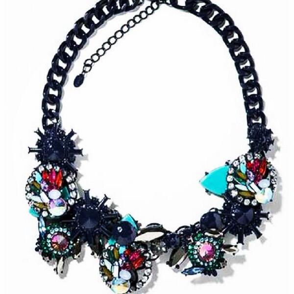 sparkle_ruby's tweet image. Amazeballs! Such a glam piece and cheap as chips #noir #necklace #sparkleruby