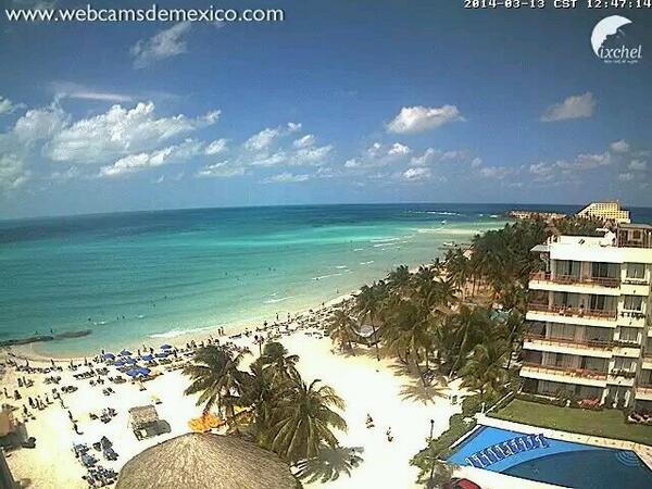 Así luce #IslaMujeres #QuintanaRoo en este momento: