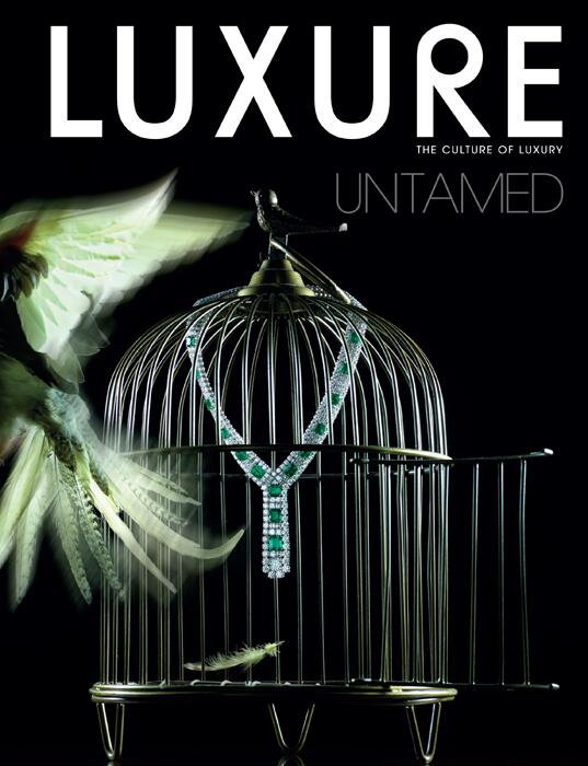 Beware birds on the loose <a href="/LuxureMagazine/">Luxure Magazine</a> "Untamed" cover pic with fashion editor Shivani Lal &amp; animal actors