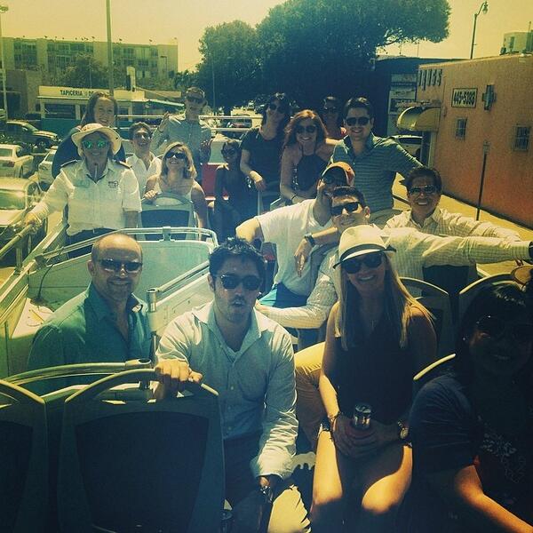 VectorMedia's tweet photo. Annnndddd...were off! Our #Miami market Ride has begun! Great pic from the #BillboardDiva! @LauraSegui #VectorIsMiami http://t.co/5wmYpdYGVP