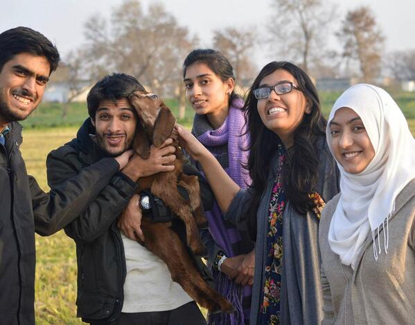 OWYP_NUSTHub's tweet photo. "Enjoyed acting like a mother to a baby goat @MansarCamp" :D
#Shiraz #SST2014 #MyMoment http://t.co/Sh290H83Py