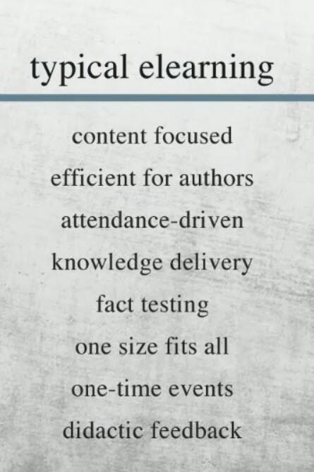 LearnerAdvocate's tweet image. Yep...typical #elearning #elearningmanifesto