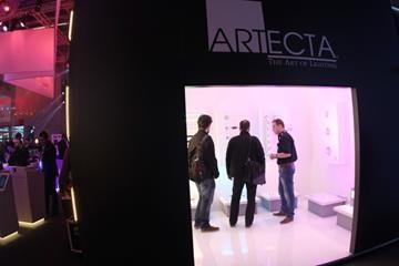 ArtectaUK's tweet photo. entrance to the #artecta #lightingdemoroom @Artecta @pls_frankfurt , Hall 11 stand D7 -D11.. http://t.co/WwxnpHOu4f
