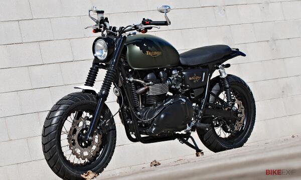 When a MotoGP mechanic builds a Triumph Scrambler, this is what you get. And yes, it's fast. bikeexif.com/custom-triumph…