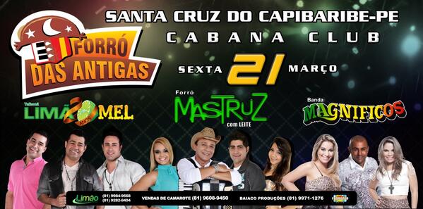 Festeiro1's tweet photo. #ContagemRegressiva Sexta 21/03 #ForróDasAntigas @MAGNIFICOSNEWS @LCMoficial @MastruzcLeite SantaCruzDoCapibaribe/PE. http://t.co/Ar2fIUoguy