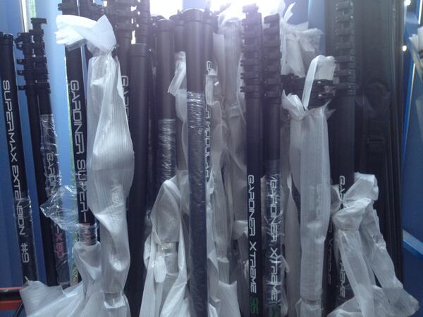 WWWCS_Australia's tweet photo. Heaps of new Gardiner poles in stock! #Xtreme #Supermax #SLX #CLX http://t.co/wecqU0dHsd