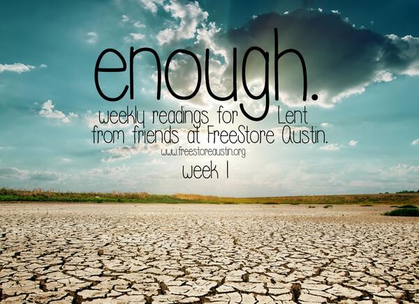 FreeStoreAustin's tweet image. Where is your wilderness? Read more in the weekly Lenten reading from @FreeStoreAustin . Page 1 of 3