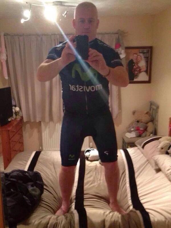 Quality ride today <a href="/alexdowsett/">Alex Dowsett</a>! Really impressive, here's a #bakedbean #FPKW in your #movistar kit! :)