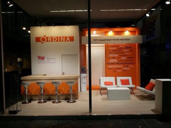 Brenda80's tweet photo. Wij zijn er klaar voor! Toe aan een nieuwe uitdaging? Bezoek #Ordina op de nationale carrierebeurs #NCB14 #vacatures http://t.co/ok5EZWbRTD