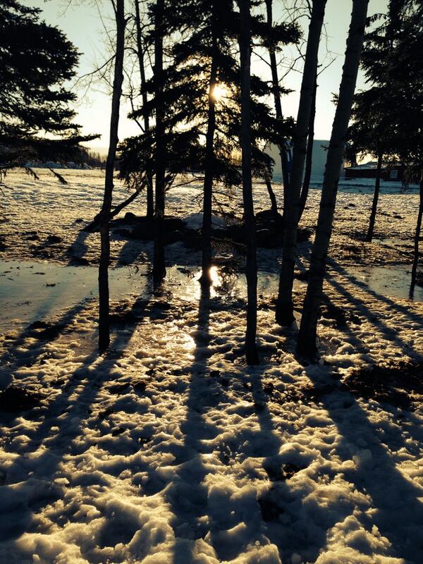 SinclairCWRace's tweet photo. #spring #runoff going to be long time drying up! http://t.co/aZEXLaji3E