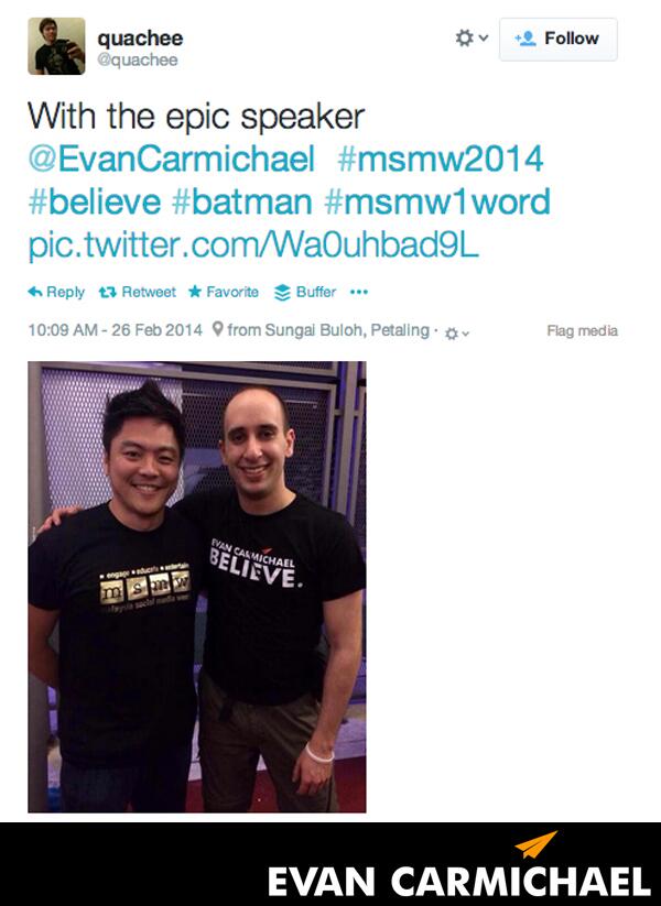 EvanCarmichael's tweet photo. At #MSMW2014 with @quachee http://t.co/Q33yjuxRzc