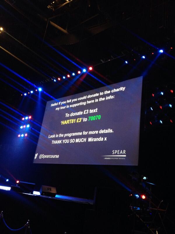 resurgospear's tweet image. We welcome you to donate £3 to the @Spearcourse via the O2 @mermhart show :) text &apos;hart81 £3&apos; to 70070