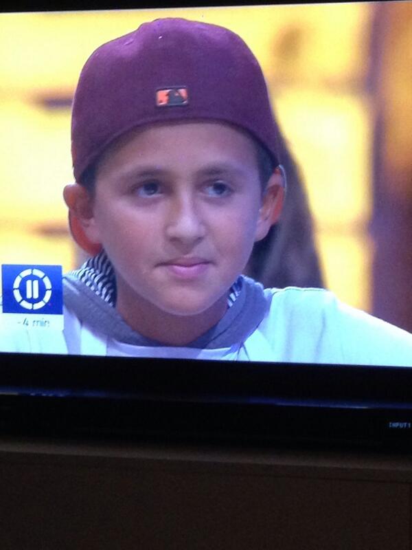 LucaPerotta's tweet photo. @redazioneiene il bambino di masterchef e' uguale a Mammucari http://t.co/dFfokS0fow