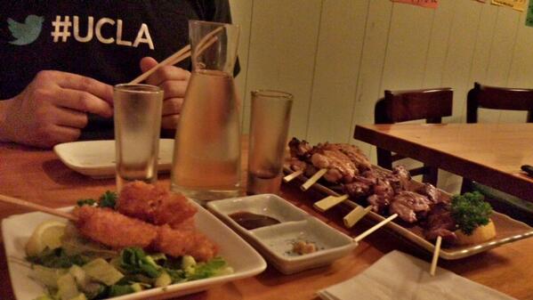 joycee's tweet image. First time at @sfhalu with @bryce_yan #izakaya
