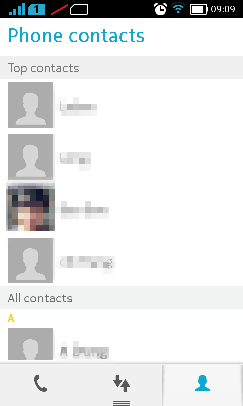 a9tm's tweet photo. @NokiaHelps Why the heck that #NokiaX can't search in Phone contacts? http://t.co/C5wucxX1J7
