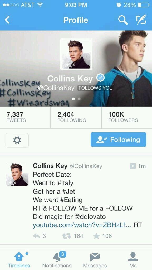 CollinsKey's tweet image. RT for a FOLLOW! doin a CRAZY FOLLOW SPREE! Thanks for 100K #KeypersCanDoAnything RT