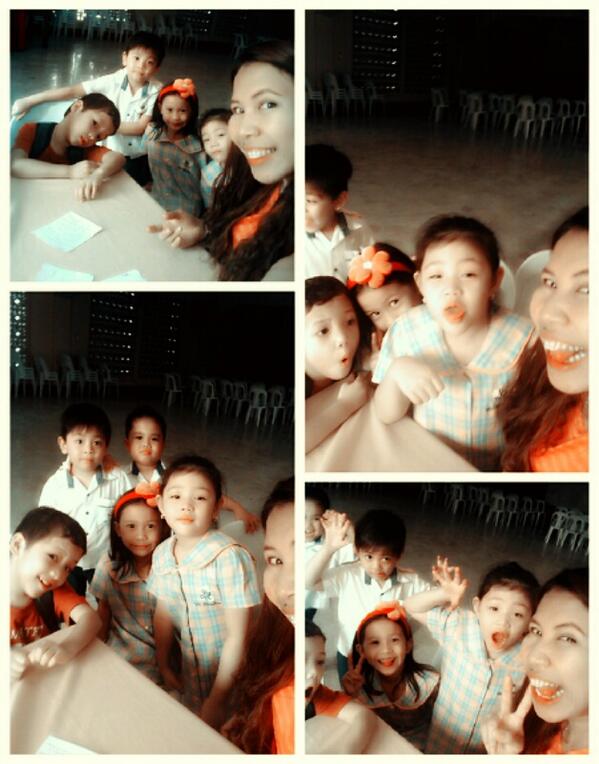 zephbin's tweet image. while practice wd d students. pic muna..hahaha...wacky! via #Camera360#