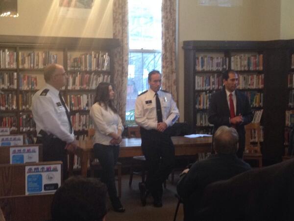 PVDMayor's tweet image. In Wanskuck for a community meeting at the Library. #neighborhoodsmatter #librariescount