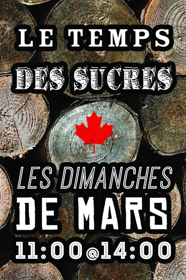 GrangeVinBouffe's tweet photo. Nous célèbrons le temps des sucres @GrangeVinBouffe ! Plus que 3 brunchs du dimanche, ne manquez pas votre chance ! http://t.co/IgN533iYRj