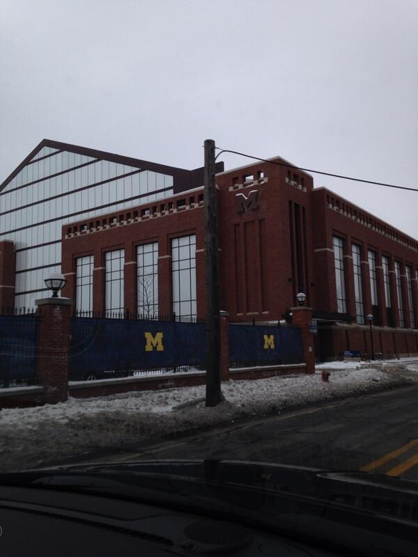 Buccigross's tweet image. Good to be in Ann Arbor. Calling #1Minnesota at Michigan tomorrow night. ESPNEWS 6:30.