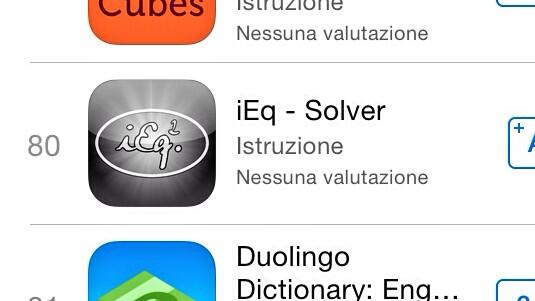 france193's tweet image. #DeviOS #iEq-Solver #classifica #education #Apple #appstore #utilities