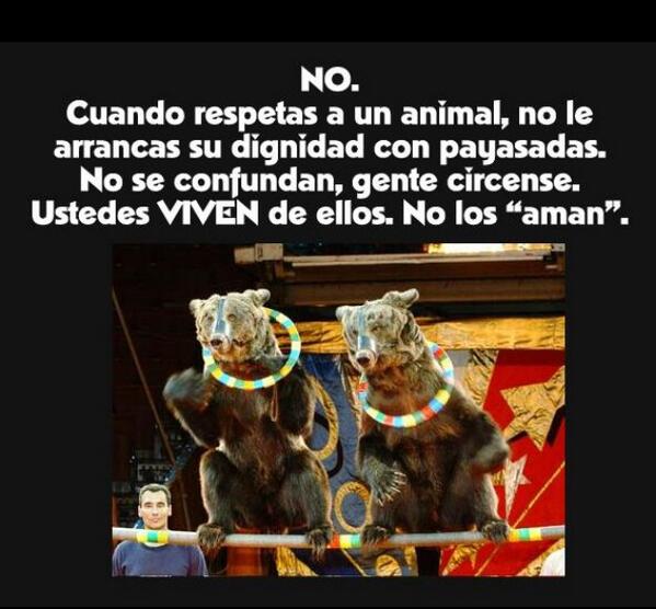 Cirqueros por favor.