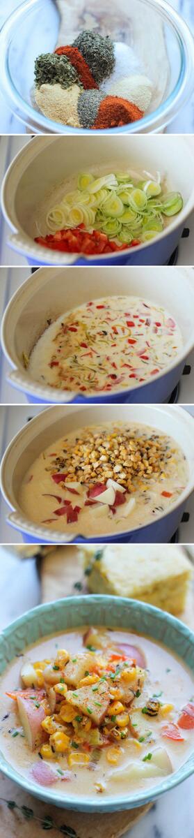 QuickFoodRecipe's tweet photo. Potato Corn Chowder http://t.co/E18zXn05tb http://t.co/dMYr6MKRyv