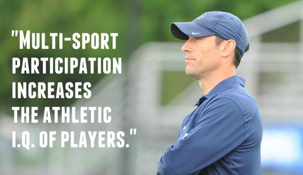 USA_Lacrosse's tweet image. Retweet if you agree with @PennStateMLAX Jeff Tambroni on multi-sport athletes uslax.in/1lZMw3K