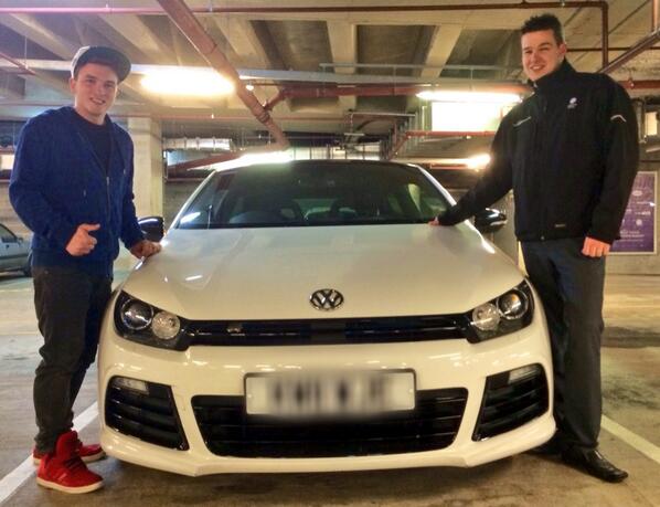 Massive thanks to @neilandlisa01 & @myvolkswagen for the outstanding service and looking after me! #NewCar #SciroccoR