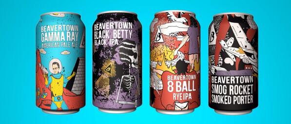 Beavertown Brewery Cans
