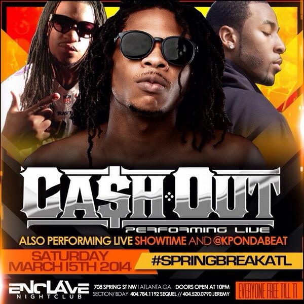 Monalina_'s tweet image. #SpringBreakATL @ ENCLAVE this SATURDAY w/ your girls @DiamondRiches_ , @KpOnDaBeat , &amp;amp; @TheRealCashOut WE TURNING UP