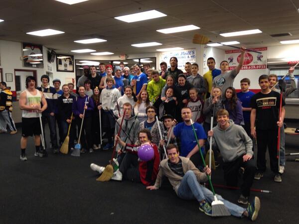 YLWaynesboro's tweet image. Broomball 2014!!!! #totalylmove