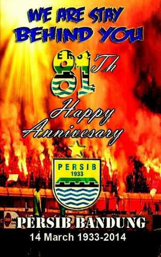 Wilujeng Tepang Taun PERSIB . Anu ka 81,Mugia taun Ayeuna PERSIB janten Juara   . آمِيّنْ... يَ رَ بَّلْ عَلَمِيّنْ
