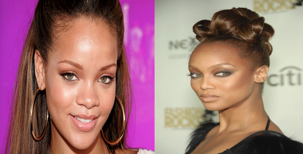 Yfm On Twitter Flavainthemorning Who S Hotter Who Has The Hotter Forehead Tyra Banks Forehead Vs Rihanna Forehead Http T Co Ljtbkd1mix