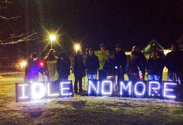 We got a neon sign to stop the mega load!! #WaterIsSacred #StoptheTarSands @IdleNoMore4 <a href="/EcoWatch/">EcoWatch</a> <a href="/VinceSchilling/">Vincent Schilling</a>