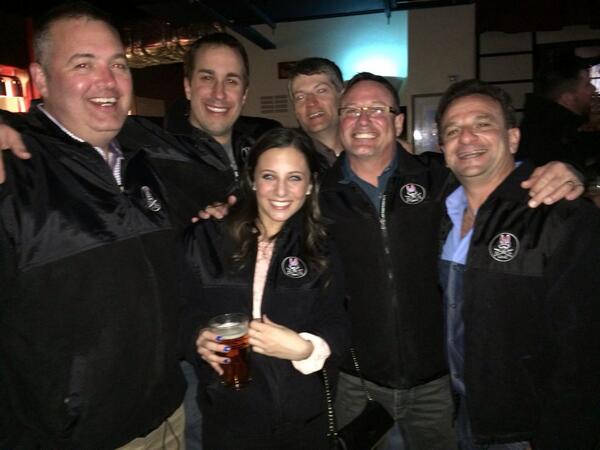 Franchise_UnCon's tweet photo. Hanging out at Maxwells! Wear your UnConference jacket so you match the gang :) #UnConference #Motorcyclegang http://t.co/Fc5ntXAJcu