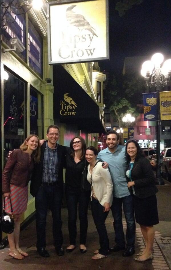 EWidera's tweet image. Moved to the Tipsy Crow for the #hpmparty at #hpm14